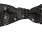 Elegant Black Silk Bow Tie