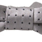 Elegant Grey Silk Bow Tie