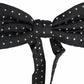 Elegant Black Silk Bow Tie