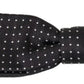 Elegant Silk Black Bow Tie