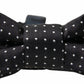 Elegant Silk Black Bow Tie