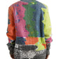 Multicolor Mohair Stripe Turtleneck Sweater