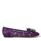 Elegant Floral Lace Vally Flat Shoes