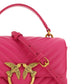 Chic Pink Quilted Leather Mini Handbag