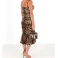 Elegant Leopard Print Cady Dress