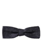 Elegant Polka Dot Silk Bow Tie