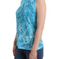 Elegant Sleeveless Silk-Detailed Top