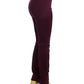 Elegant Purple Slim Pants