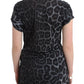 Sultry Leopard V-Neck Modal Top