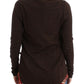 Chic Crewneck Silk-Appliqué Sweater