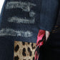 Vibrant Patchwork Skinny Jeans