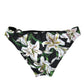 Elegant Floral Print Bikini Bottoms - Swim In Style