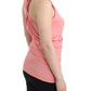 Chic Pink Cotton Blend Tank Top