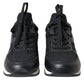 Elegant Black Classic Sneakers