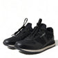 Elegant Black Classic Sneakers