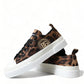 Elegant Leopard Print Casual Sneakers