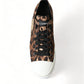 Elegant Leopard Print Casual Sneakers