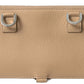 Beige Leather Shoulder Cardholder Shoulder Strap Wallet