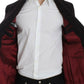 Bordeaux Alpaga Two-Button Blazer Jacket