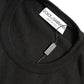 Elegant Black Cotton Crewneck Pullover Sweater