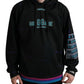 Elegant Graphic Print Hooded Pullover