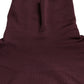 Maroon Turtleneck Viscose Sweater