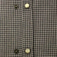 Chic Gray Checked Casual Linen Blend Shirt