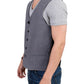 Chic Gray Casual Vest