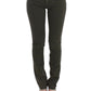 Chic Green Slim Leg Designer Jeans