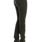 Chic Green Slim Leg Designer Jeans