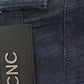 Chic Dark Blue Skinny Leg Jeans