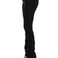 Elegant Black Straight Leg Jeans