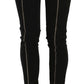 Chic Black Low Waist Slim Fit Skinny Jeans