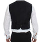 Brown Cotton Blend Dress Vest Gilet