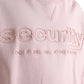 Elegant Pink Crew Neck Logo Sweater