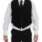 Elegant Black Manchester Dress Vest