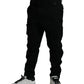 Elegant Cotton Stretch Jogger Pants