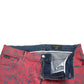 Red Tie Dye Skinny Denim Jeans