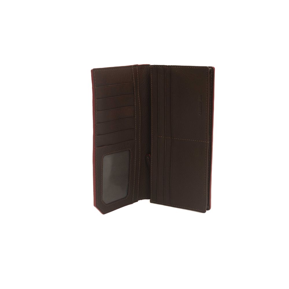 Brown Calf Leather Men Wallet