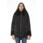 Black Polyester Women Jacket