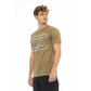 Gray Cotton Men T-Shirt