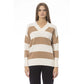 Beige Cashmere Women Sweater