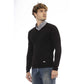 Black Wool Men Sweater