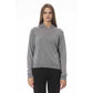 Gray Wool Women Sweater