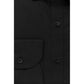 Black Cotton Men's Slim Shirt