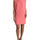 Chic Pink Sleeveless Shift Mini Dress