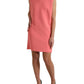 Chic Pink Sleeveless Shift Mini Dress