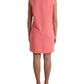 Chic Pink Sleeveless Shift Mini Dress