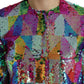 Multicolor Sequined Long Jacket