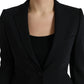 Chic Wool Blend Peak Lapel Blazer